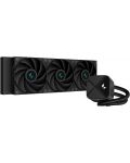 Воден охладител DeepCool - LS720S Zero Dark, 3x120 mm - 1t